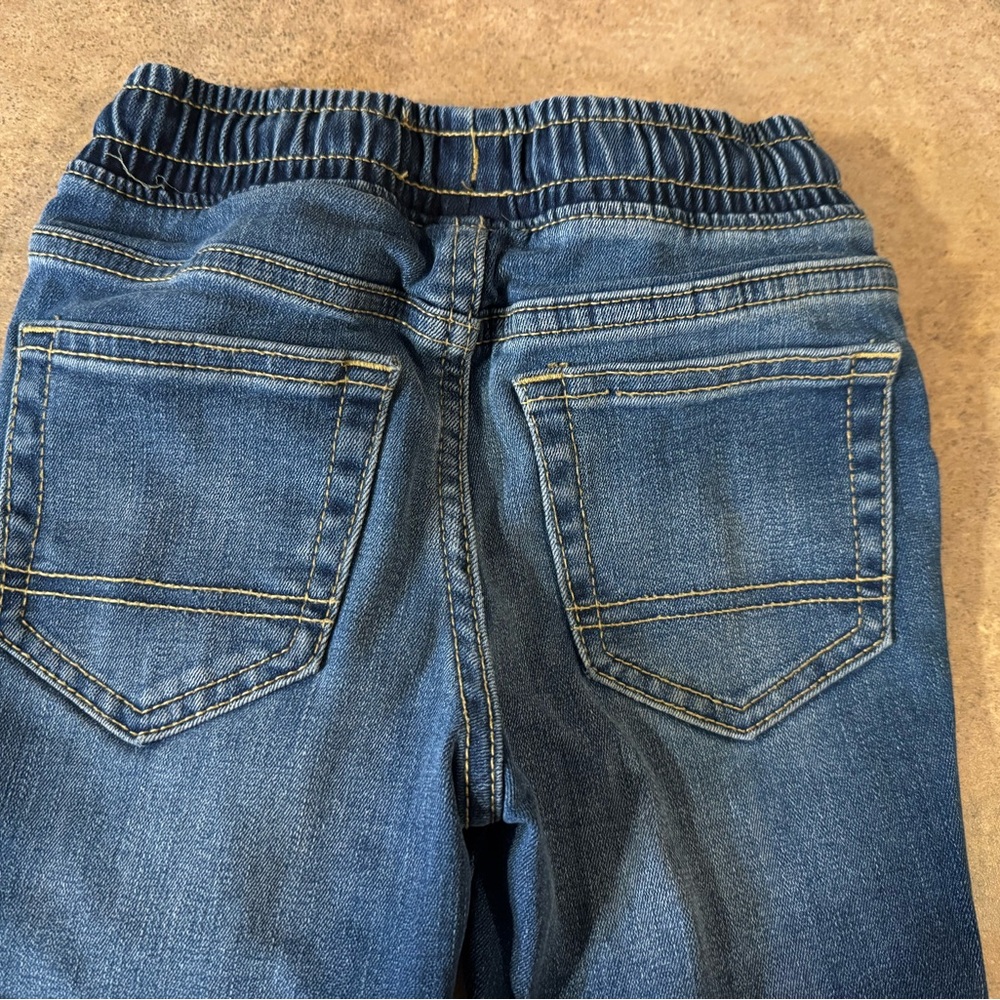 Cat & Jack - Straight Leg Toddler Blue Jeans, Size 3T - Picture 5 of 6